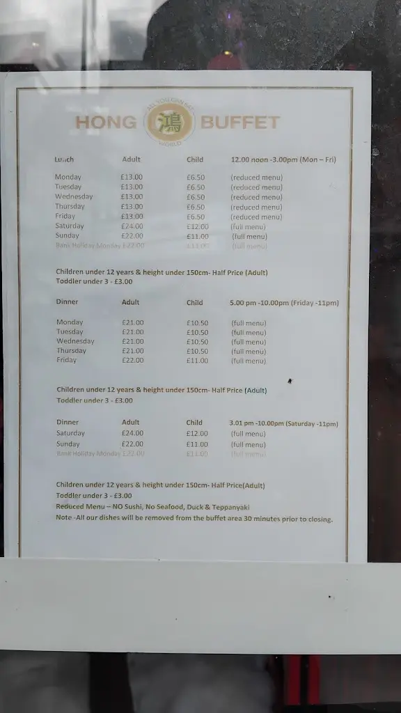 Menu_Hong Buffet_Luton_image_3