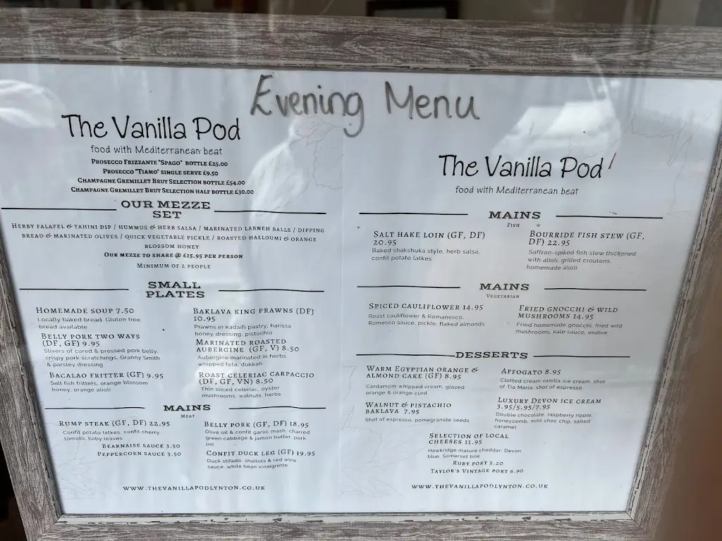 Menu_The Vanilla Pod_Lynton_image_4