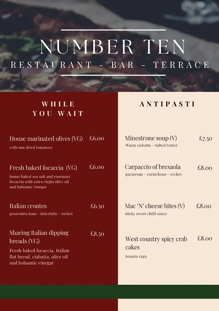 Menu_Number ten_Lynton_image_1