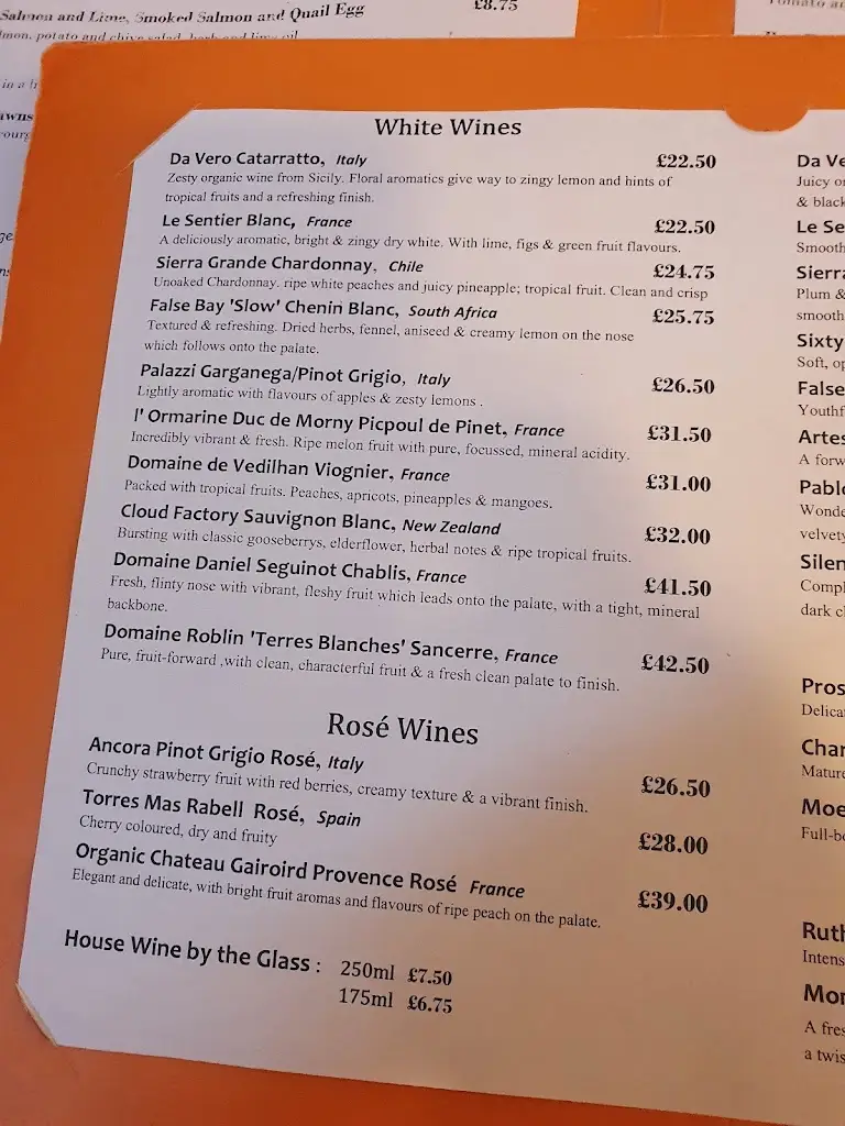 Menu_Lanes of Lymington_Lymington_image_3