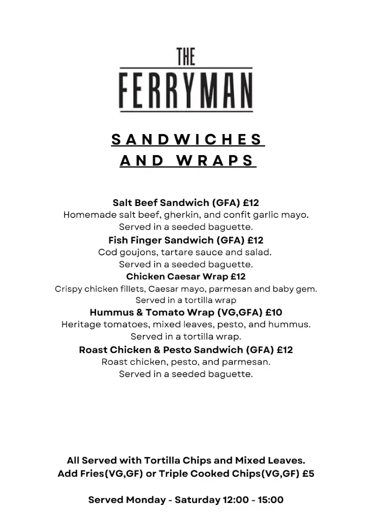 Menu_The Ferryman Restaurant & Bar_Lymington_image_2