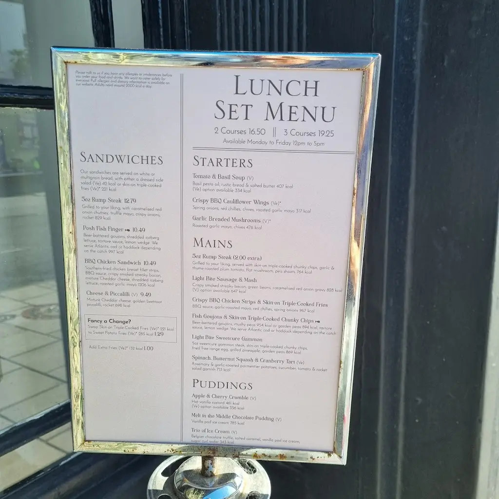 Menu_The Angel & Blue Pig_Lymington_image_1