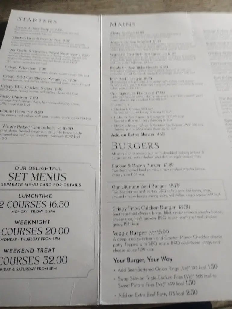 Menu_The Angel & Blue Pig_Lymington_image_4