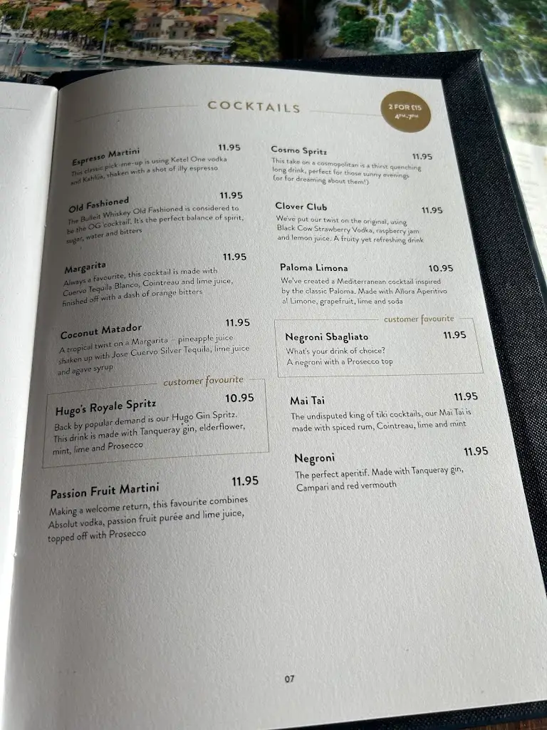 Menu_The Mayflower_Lymington_image_2