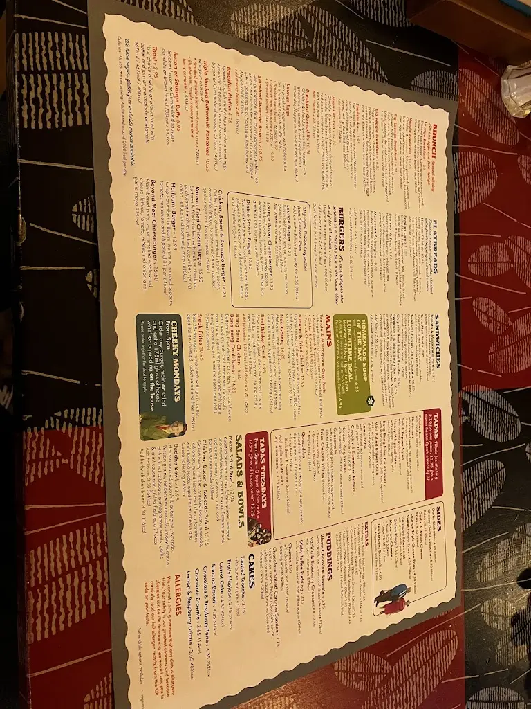 Menu_Solento Lounge_Lymington_immagine_1