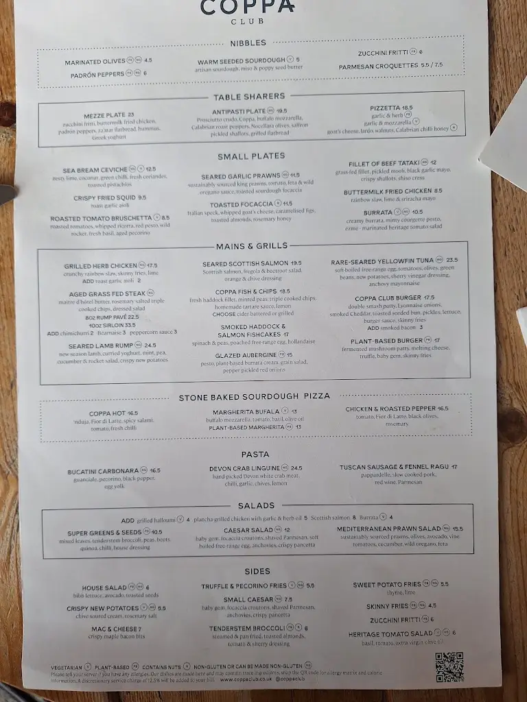 Menu_Coppa Club Maidenhead_Maidenhead_image_1