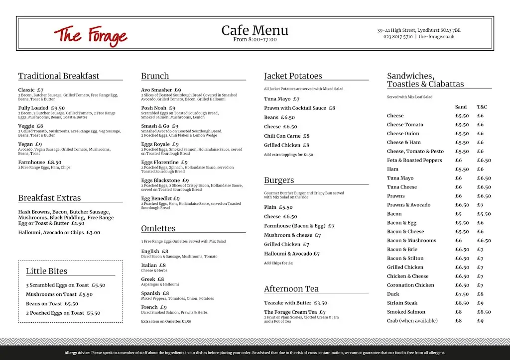 Menu_The Forage_Lyndhurst_image_3