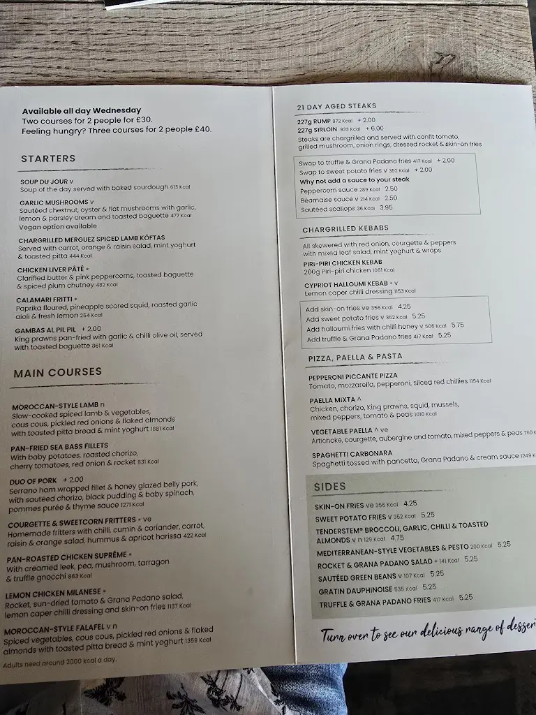 Menu_Ego at The Wellington, Shadwell_Bardsey_image_1