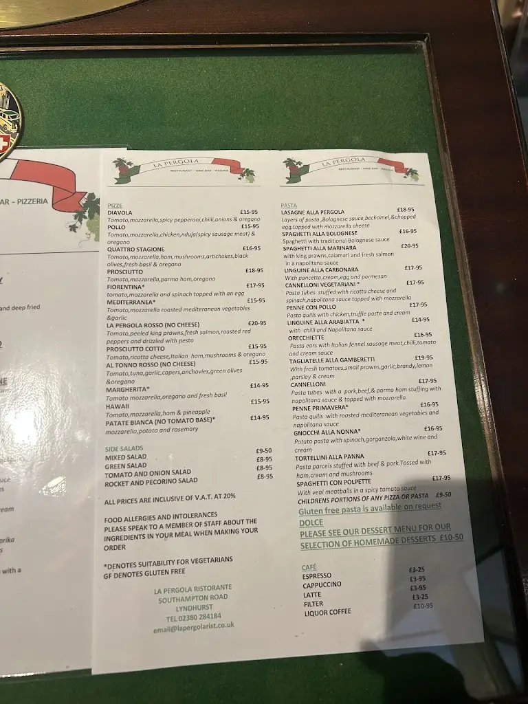 Menu_La Pergola Restaurant_Lyndhurst_image_2