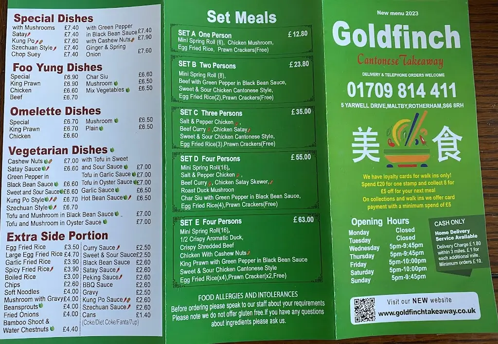 Menu_Goldfinch Cantonese Takeaway_Maltby_image_1