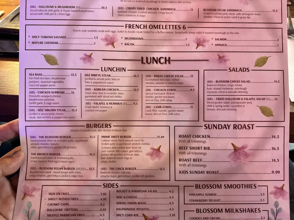 Menu_Blossom Bistro by Prime Cut_Macclesfield_image_1