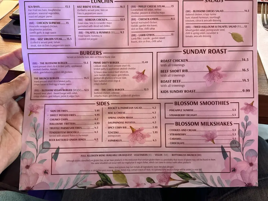 Menu_Blossom Bistro by Prime Cut_Macclesfield_image_2