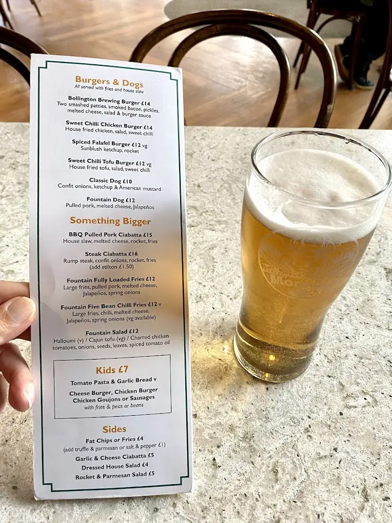 Menu_The Fountain_Macclesfield_image_1