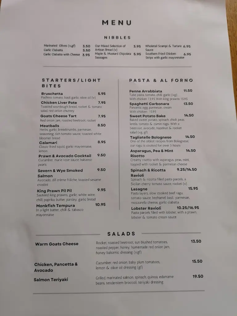 Menu_The Egerton Arms_Malpas_image_1