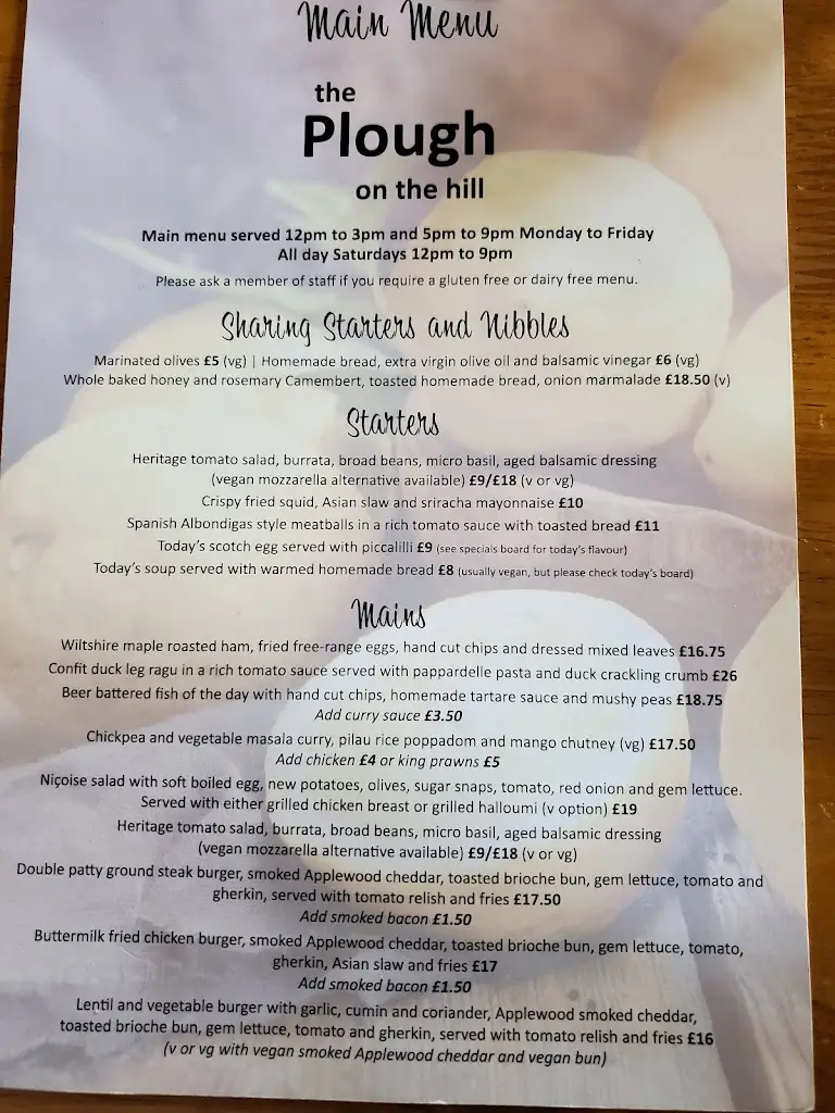 Menu_The Plough on the Hill_Aldbourne_image_1