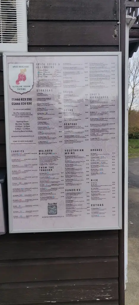 Menu_Spice Merchant Keralan Indian Restaurant_Malmesbury_image_3