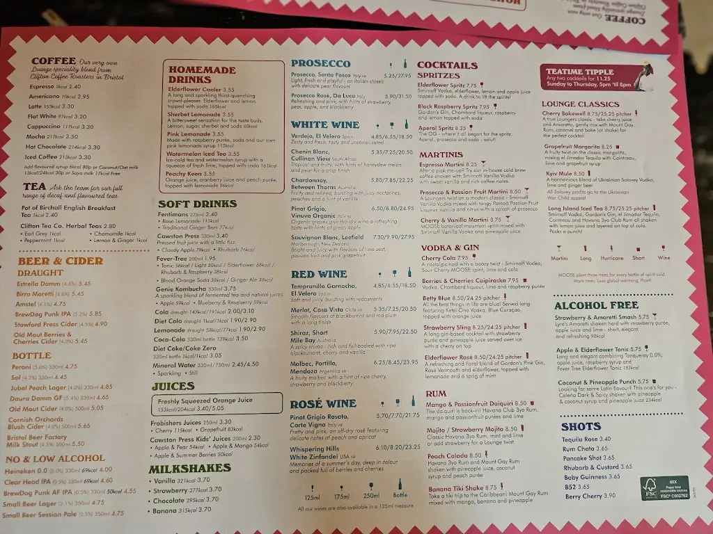 Menu_Capo Lounge_Mansfield_image_1