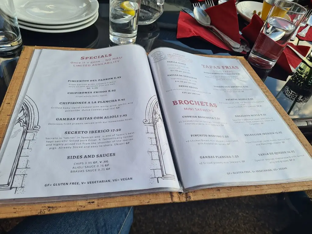 Menu_La Taberna_Maidstone_image_4