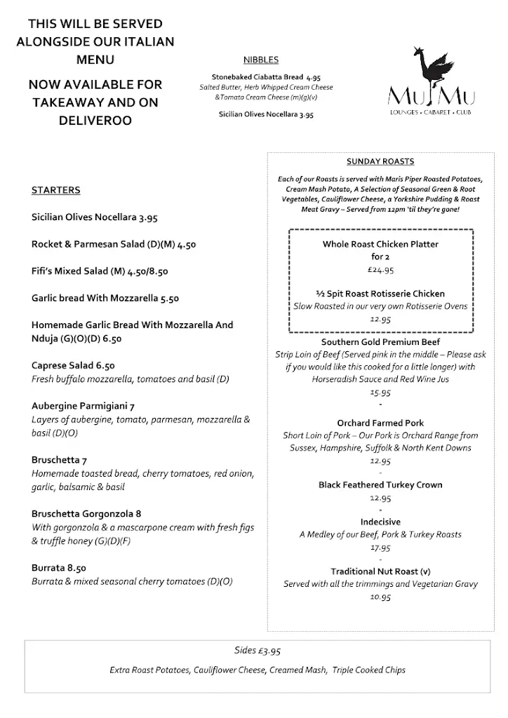 Menu_FiFi's Italian_Maidstone_image_3