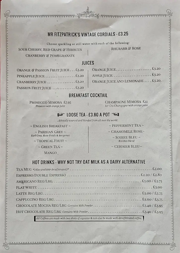 Menu_Frédéric Bistro_Maidstone_image_1