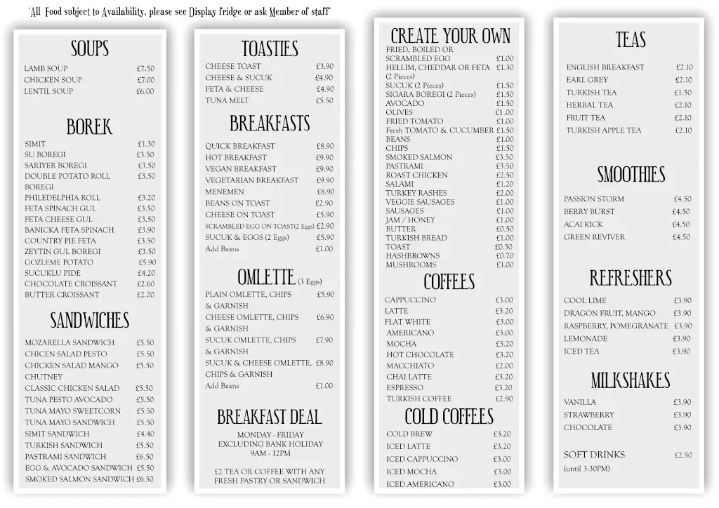 Menü_Alim-Et Maidstone_Maidstone_Bild_2