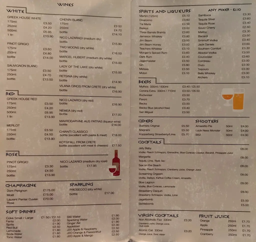 Menu_Greek Taverna Artemis_Maidstone_image_2