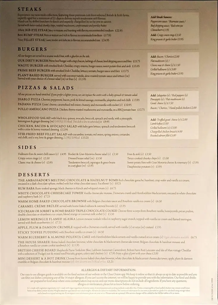 Menu_Horseshoes Maidstone_Maidstone_image_2