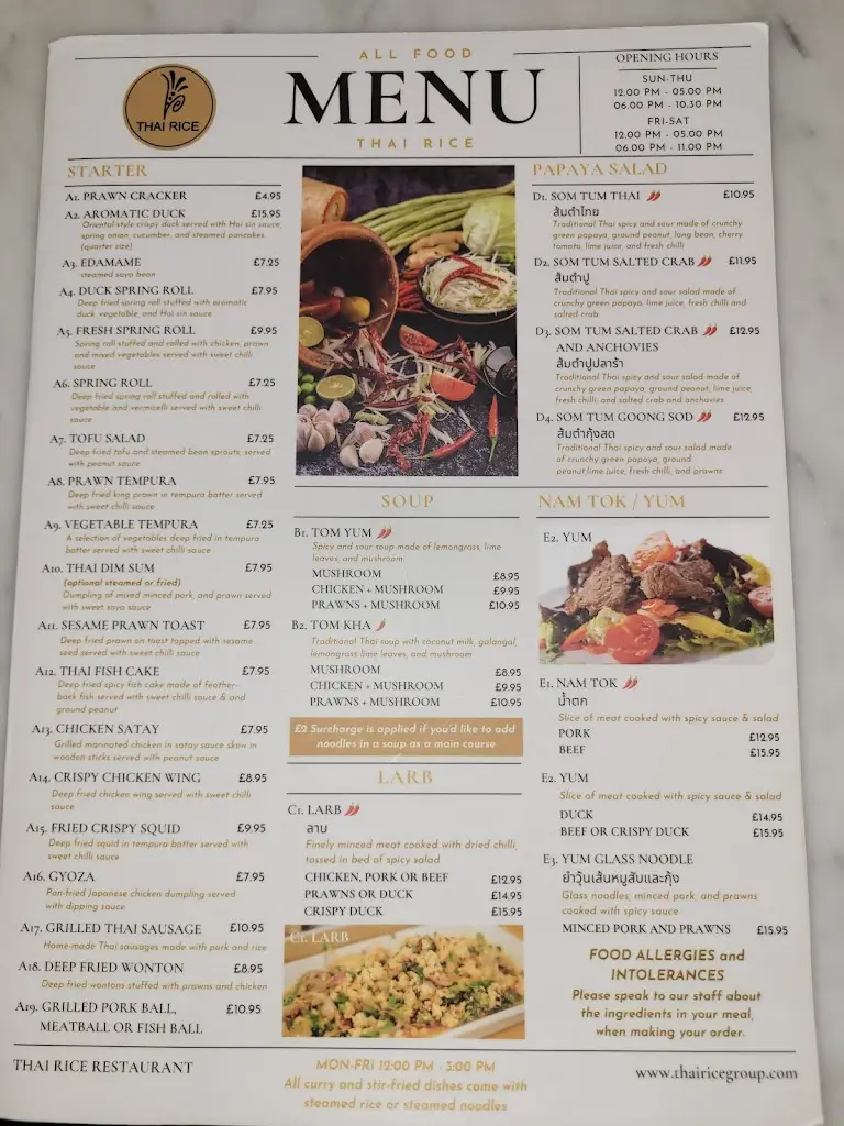 Menu_Thai Rice Club - Bar & Restaurant_Maidstone_image_2