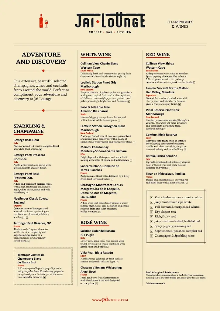 Menu_Jai Lounge - Coffee Bar Kitchen_Lytham St Annes_image_1