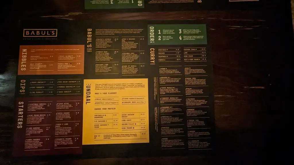 Menu_Babul's_Barnard Castle_image_3