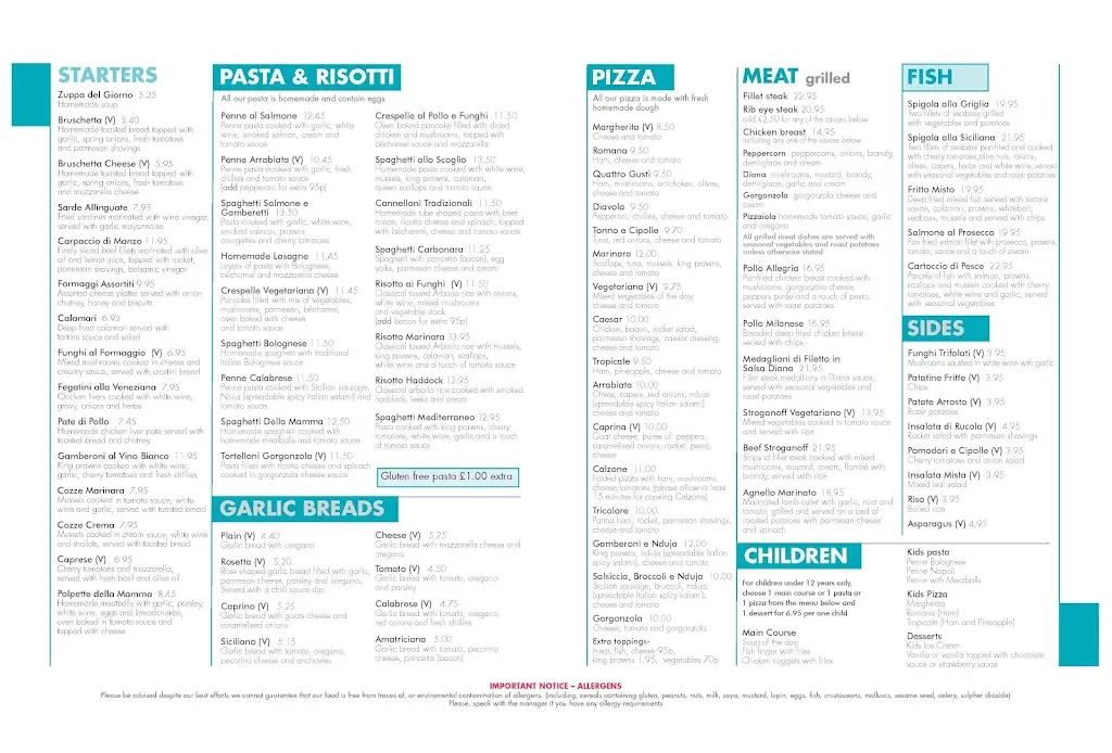 Menu_Allegria_Lytham St Annes_image_1
