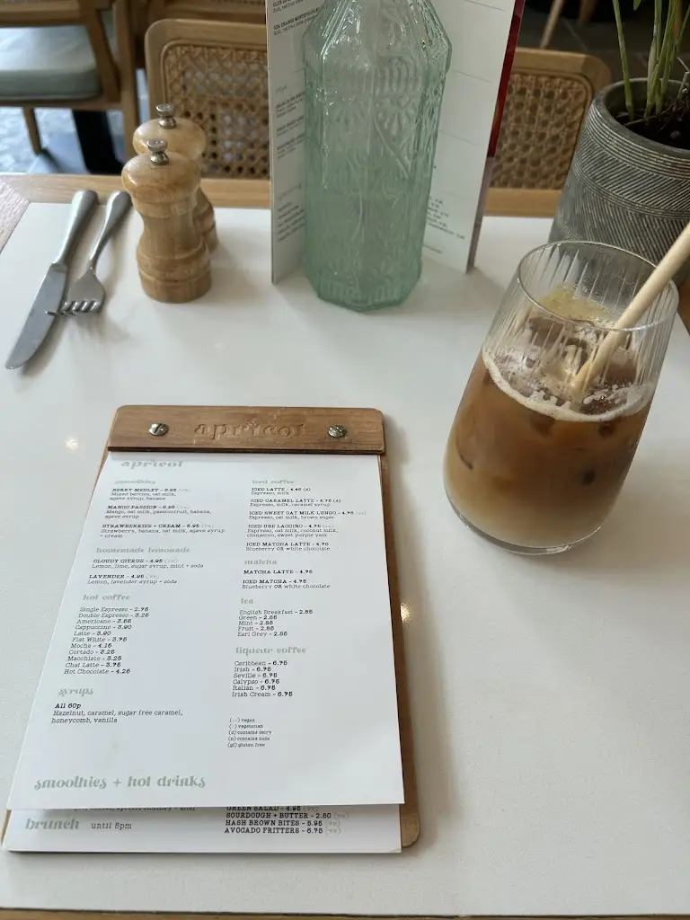 Menu_Apricot Lytham_Lytham St Annes_image_3