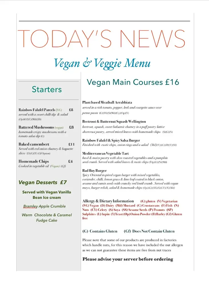 Menu_Valentine's Restaurant_Barnard Castle_image_3