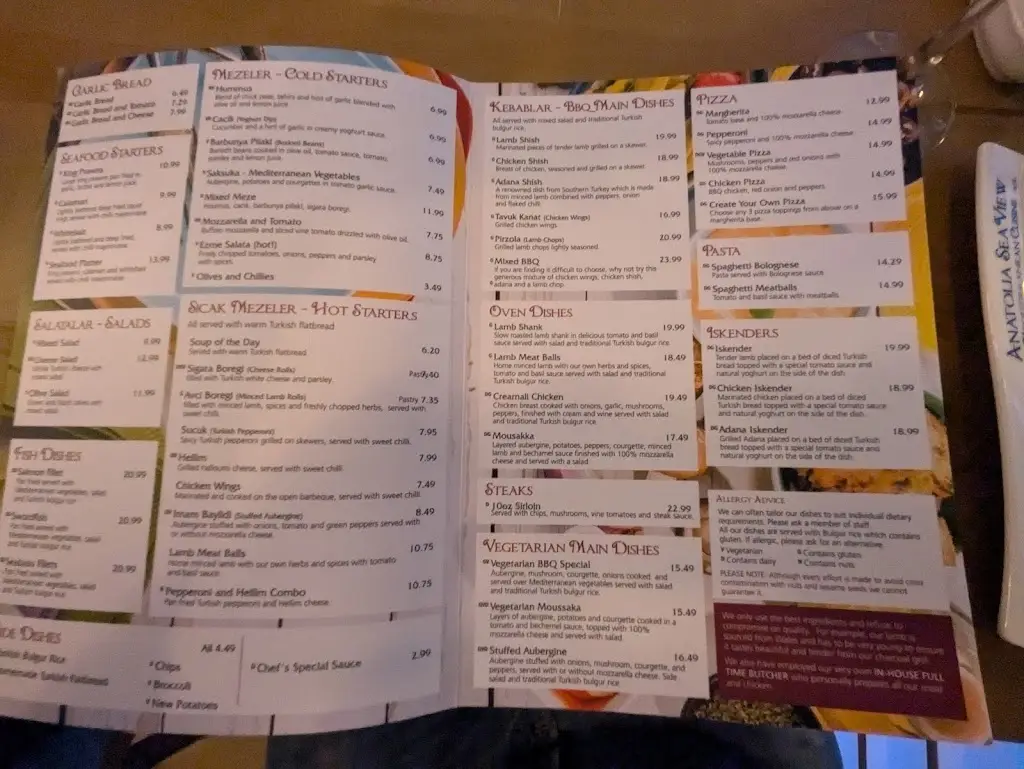 Menu_Anatolia Sea View Mediterranean Cuisine_Lytham St Annes_image_1