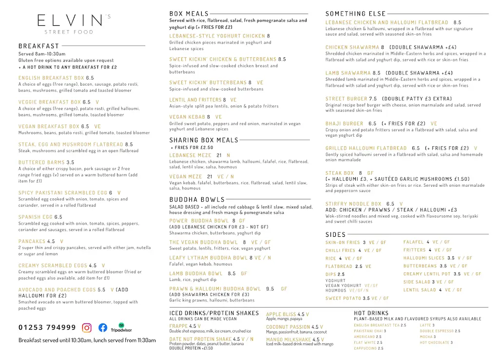 Menu_Elvin's_Lytham St Annes_image_3