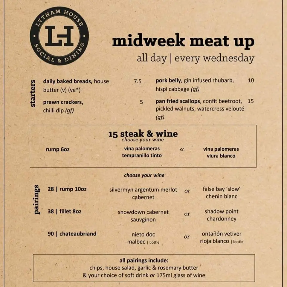 Menu_Lytham House_Lytham St Annes_image_2