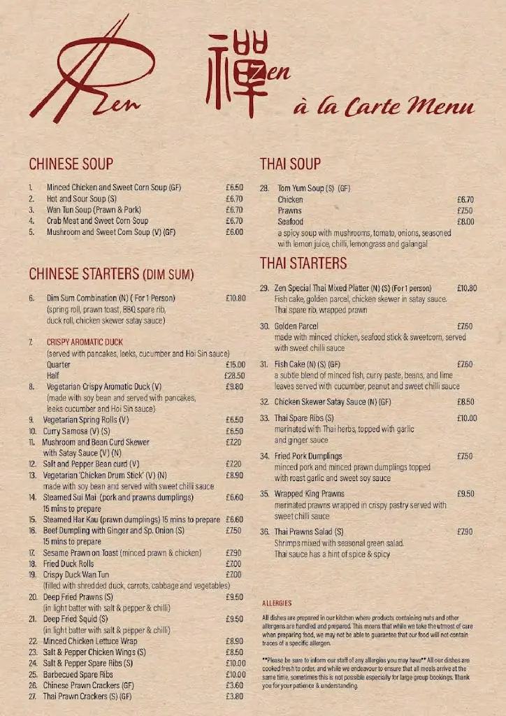 Menu_The Zen Restaurant_Lytham St Annes_image_1