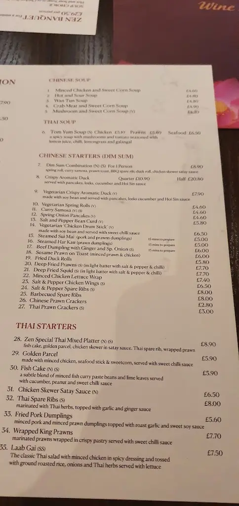 Menu_The Zen Restaurant_Lytham St Annes_image_2