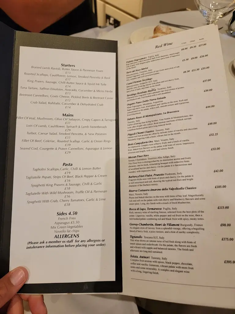 Menu_Novello_Lytham St Annes_image_2