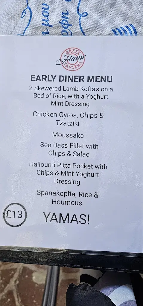 Menu_Greek Flame Taverna_Lytham St Annes_image_1
