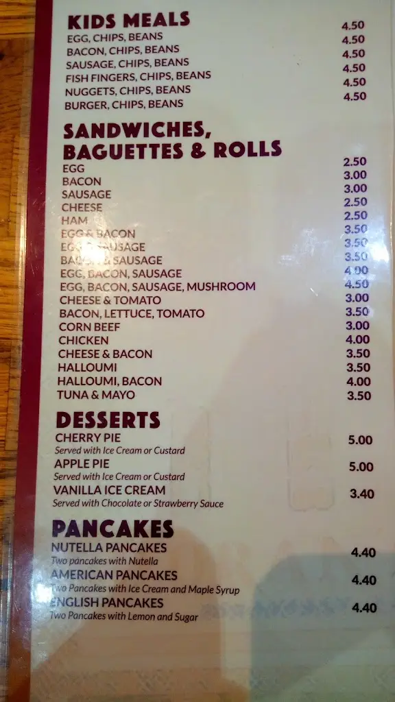 Menu_Duran's Cafe_Maple Cross_image_4