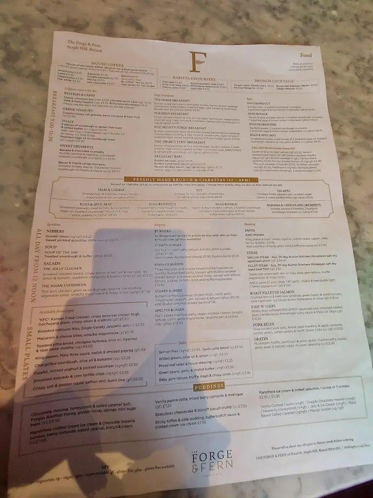 Menu_The Forge & Fern_Mangotsfield_image_3