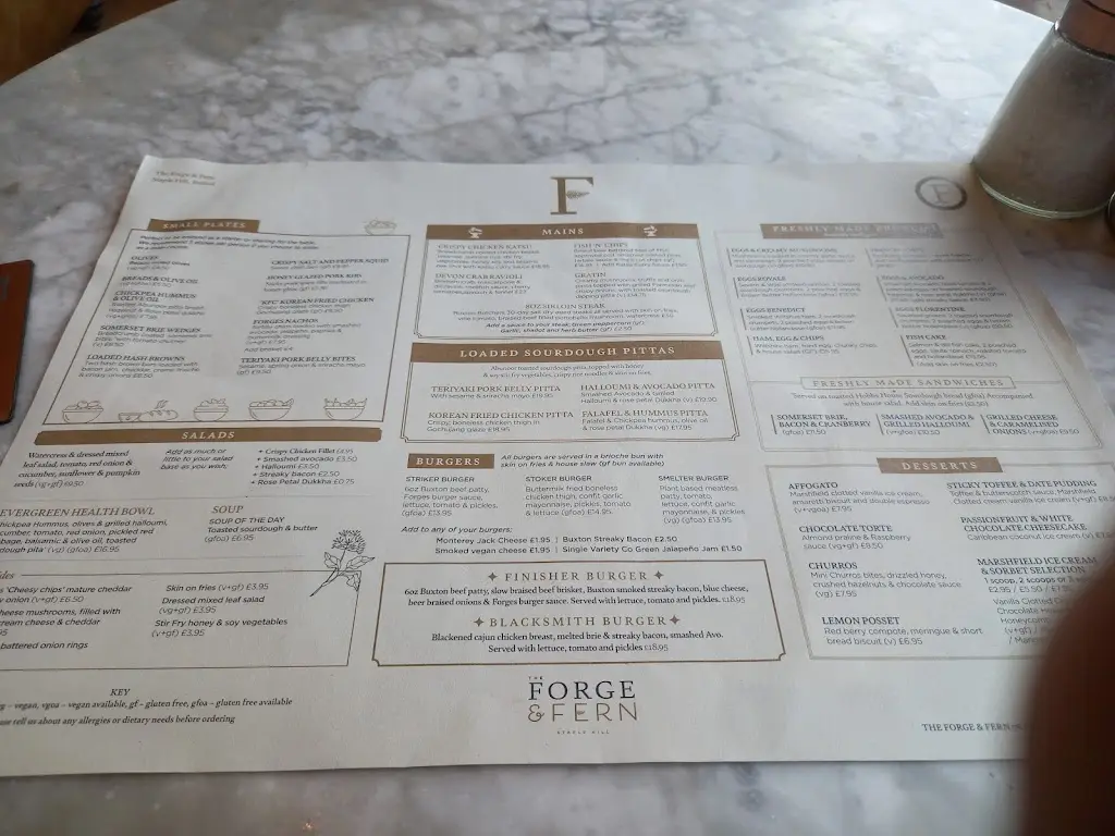 Menu_The Forge & Fern_Mangotsfield_image_4
