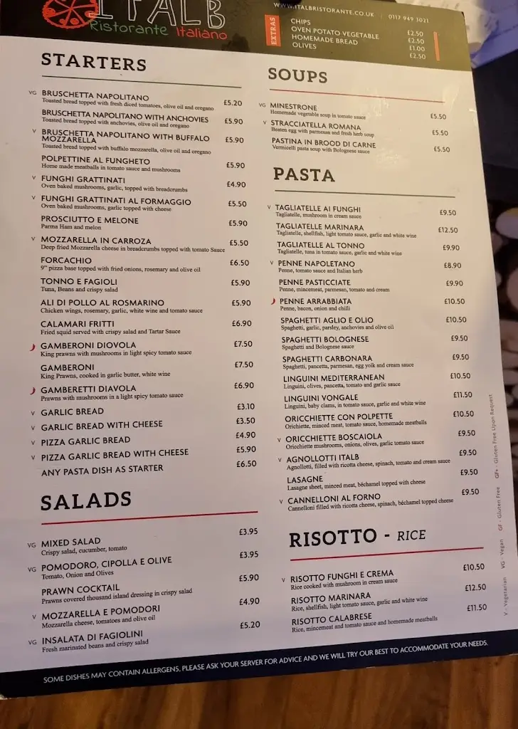 Menu_ITALB Italian Restaurant Bristol_Mangotsfield_image_4