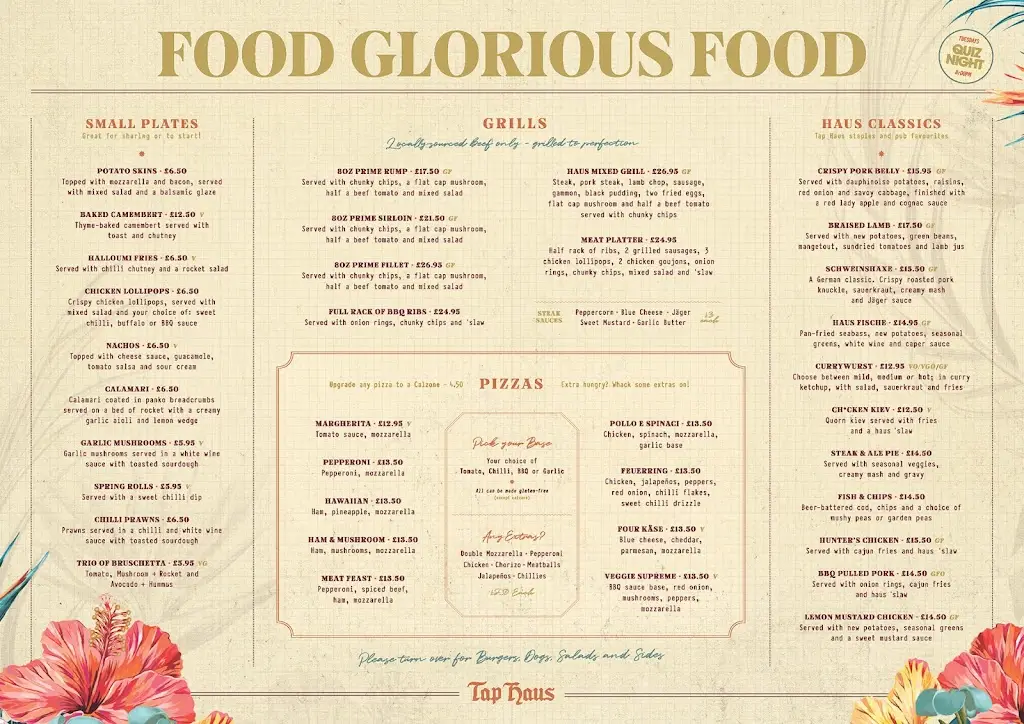 Menu_Tap Haus_Mansfield Woodhouse_image_1