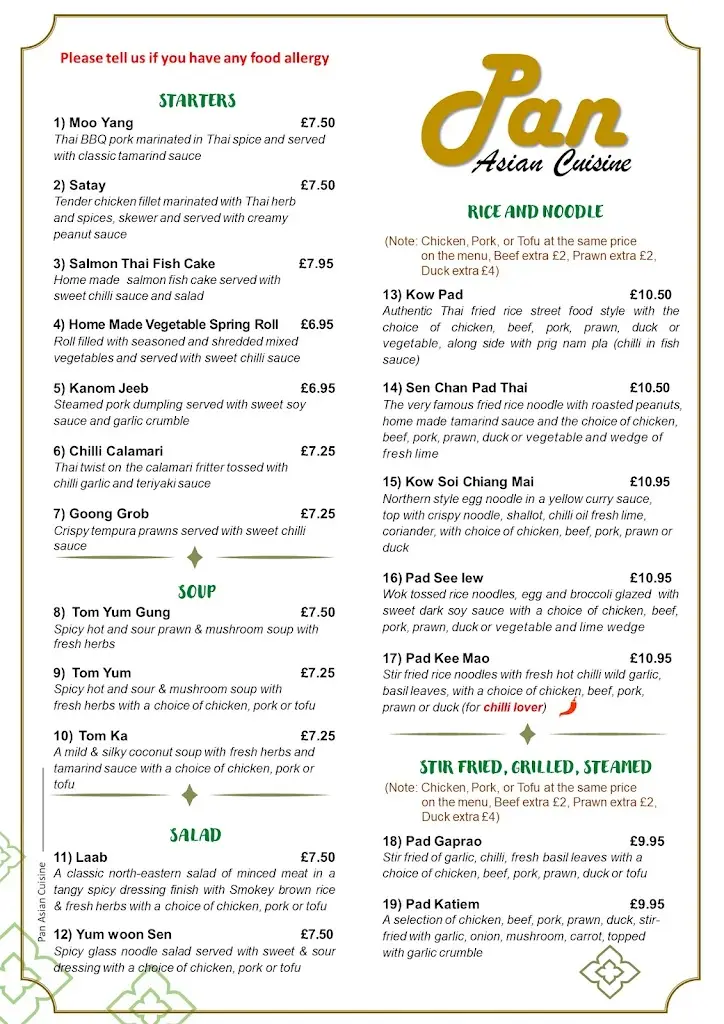 Menu_Pan Asian Cusine in Margate_Manston_immagine_1