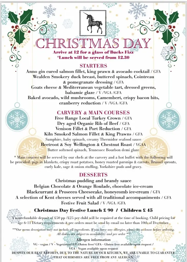 Menu_Unicorn Pub and Dining Room_Marden_image_2