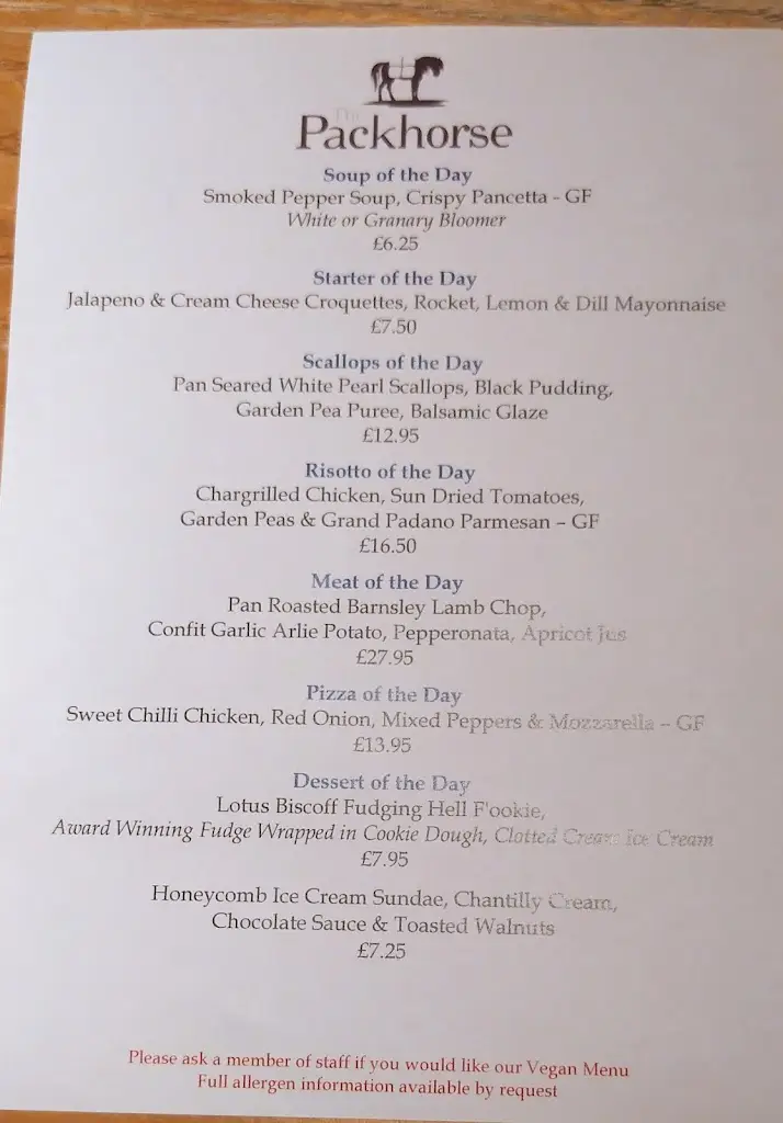 Menu_The Packhorse_Marcham_image_4