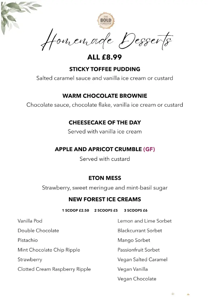 Menu_The Bold Forester_Marchwood_image_2