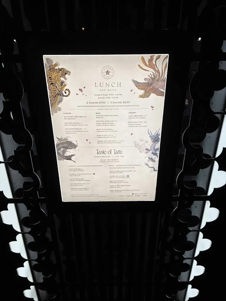 Menu_Tattu Manchester_Manchester_image_1